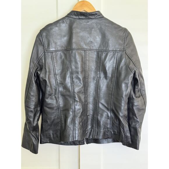Milwaukee Leather SFL2825 Snap Collar Lambskin Motorcycle Leather Jacket Size M - Picture 7 of 14